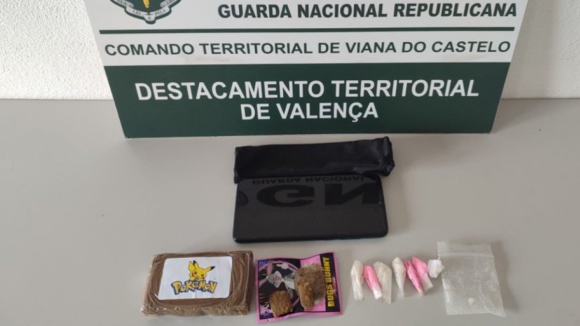 Homem detido por tráfico de droga em Valença