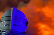 Bombeiros apedrejados quando se deslocavam para combater fogo em Mourão