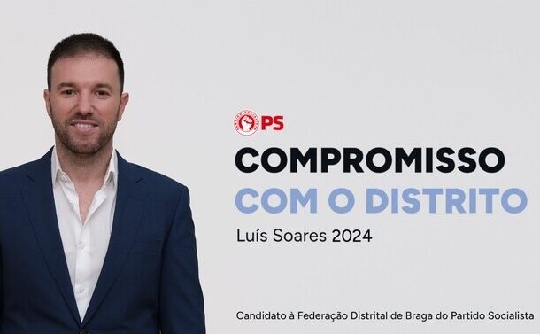 Luís Soares avança para a Federação de Braga do PS
