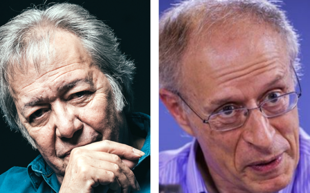 Sérgio Godinho e Francisco Louçã nas comemorações de Abril em Barcelos