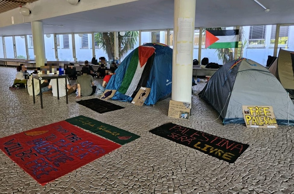 Colectivo de Estudantes pela Palestina desocupa UMinho após “conquistas importantes, mas insuficientes”