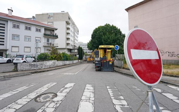 Trânsito condicionado no Bairro de Santa Tecla, em Braga