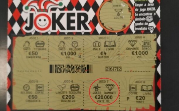 Joker dá prémio de 20 mil euros em Guimarães