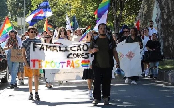 Paços do Concelho de Famalicão iluminado com cores LGBTQIAP + dia 22, após apelo do PAN