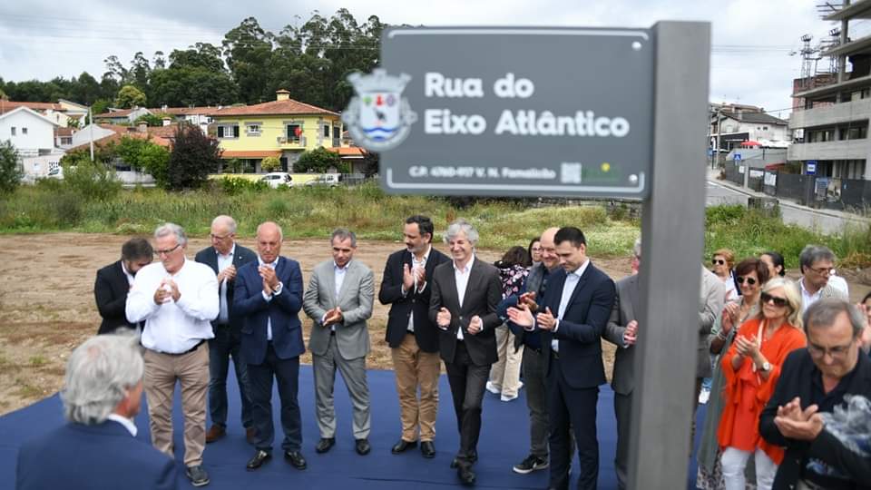 Eixo Atlântico dá nome a rua de Famalicão