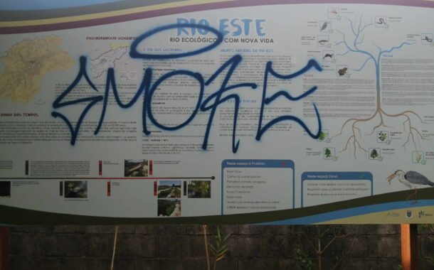 Ambientalista denuncia actos de vandalismo na Ecovia do rio Este em Braga