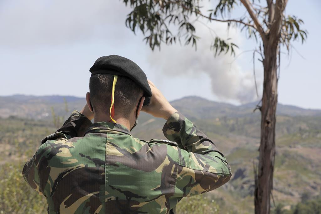Militares da Póvoa do Varzim vão voltam a vigiar a serra de Santa Luzia em Viana até 30 de Setembro