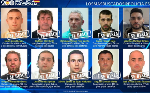 Português entre os 10 criminosos mais procurados em Espanha