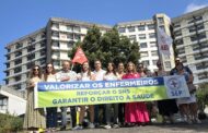 Enfermeiros realizam protesto à porta do Hospital de Famalicão