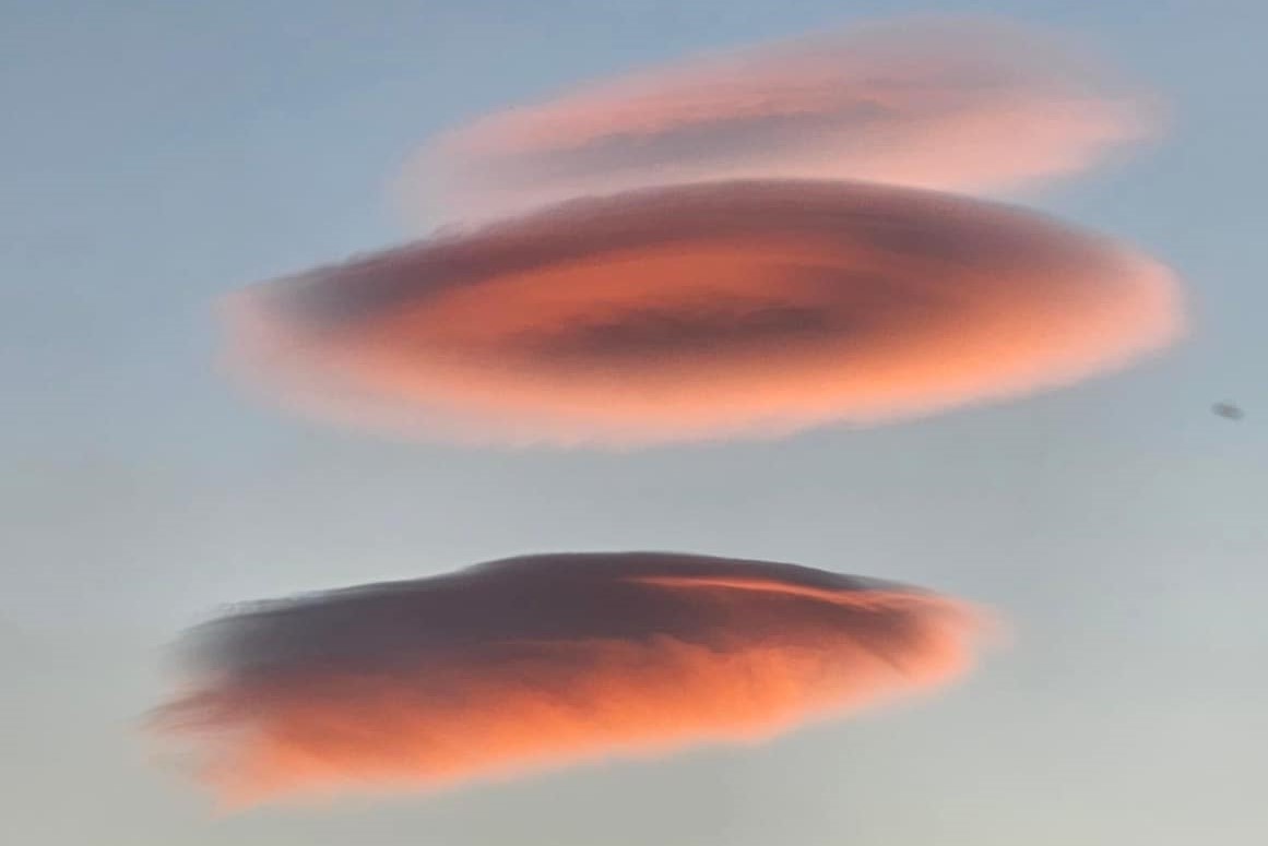 Nuvens lenticulares voltaram ao Minho