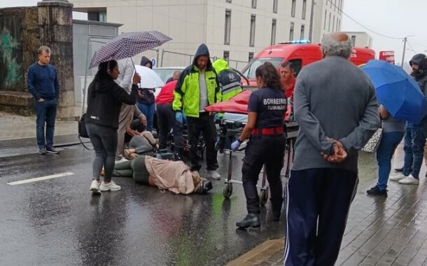 Atropelamento em Guimarães provoca dois   feridos graves