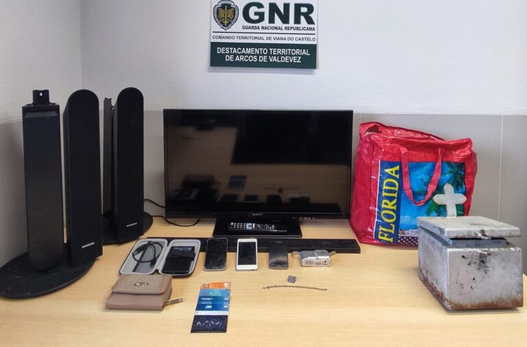 GNR recupera diversos artigos furtados em Ponte de Lima