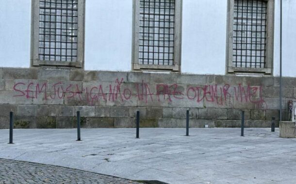 Câmara de Braga e biblioteca vandalizadas com inscrições sobre morte na Cova da Moura •	Redação