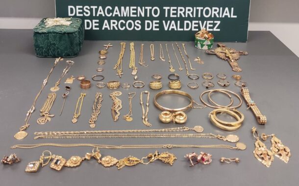 GNR dos Arcos de Valdevez recupera jóias no valor de 15 mil euros