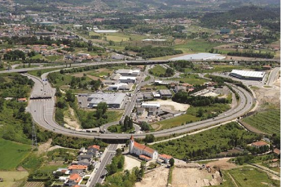 IP excuta obras junto ao nó de Creixomil em Guimarães