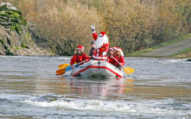 Pai Natal repete ‘rafting’ em Melgaço
