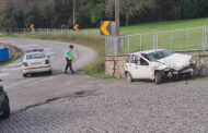 Um ferido grave e três ligeiros após colisão em Guimarães