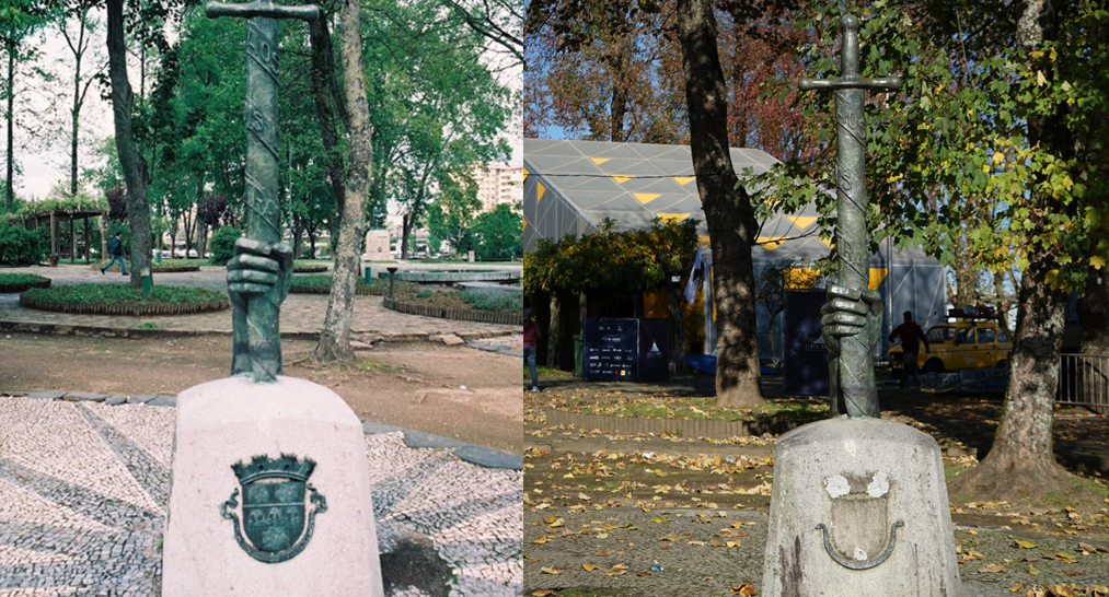 Roubam brasão de bronze de Famalicão à estátua aos ‘Heróis do Ultramar’