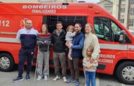 Famalicão. Jovem agradece aos bombeiros por ajuda no socorro