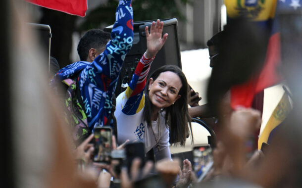 Líder da oposição venezuelana María Corina Machado detida