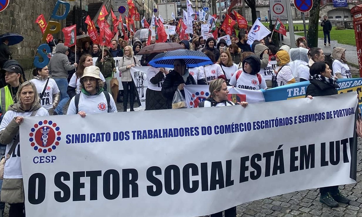 Trabalhadores de IPSS manifestam-se por melhores salários
