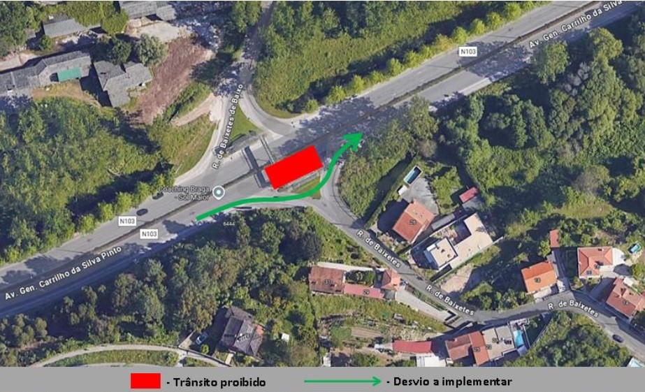 Braga. Obras condicionam trânsito na Variante do Fojo