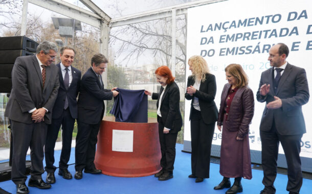 Braga lança primeira pedra de emissário que vai levar águas residuais para nova ETAR do Este