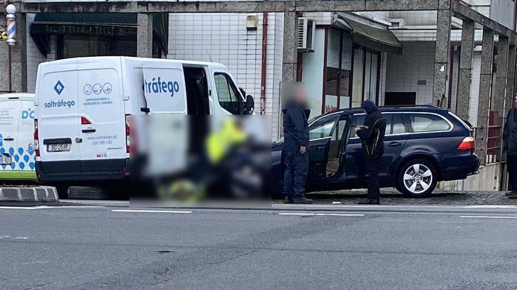 Trabalhadores atropelados em Famalicão