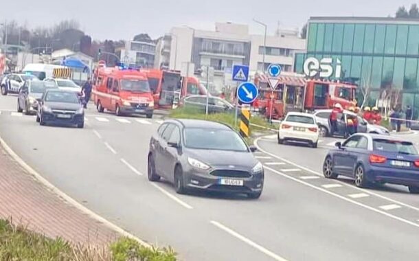 Acidente faz dois feridos em Famalicão