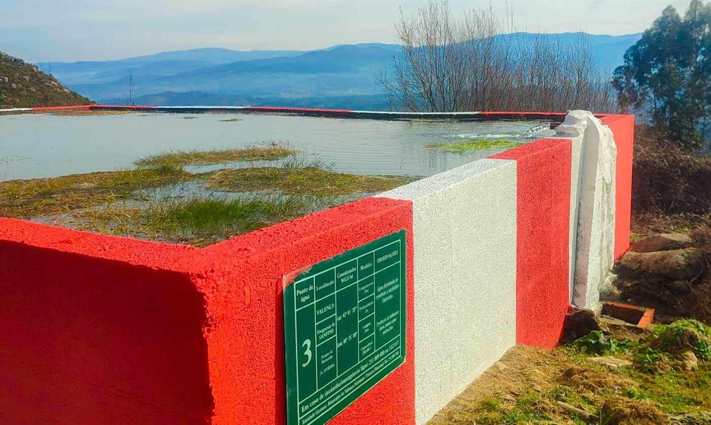 Valença recupera pontos de água para prevenir incêndios florestais