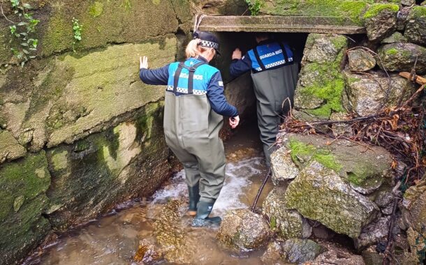 Guarda-rios procuram responsáveis pela poluição na ribeira da Horta Pedagógica de Guimarães