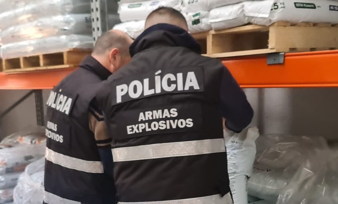 PSP apreende 20 toneladas de produtos explosivos numa semana