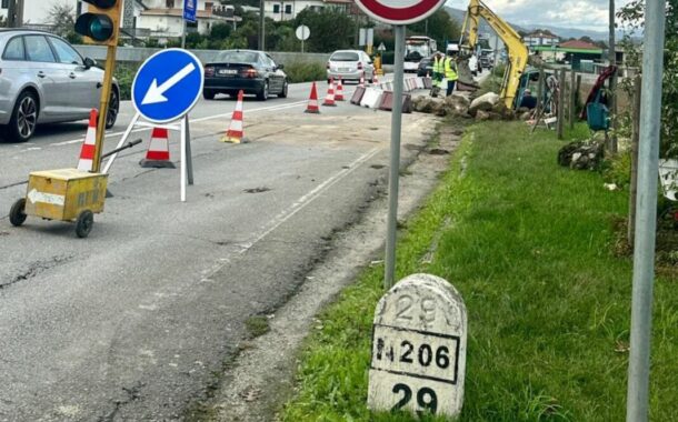 Famalicão amplia rede de água e saneamento à boleia das obras na EN 206