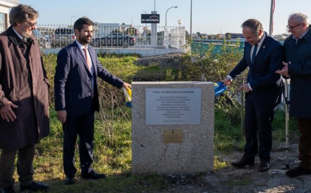 Canal Interceptor de Esposende já tem placa a assinalar conquista do Prémio para Empreendimentos Hidráulicos