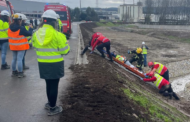 Simulacro testa socorro na nova variante da EN14 em Famalicão