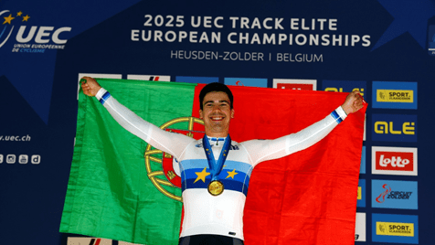 Iúri Leitão feliz com táctica certeira na revalidação do ceptro europeu em scratch
