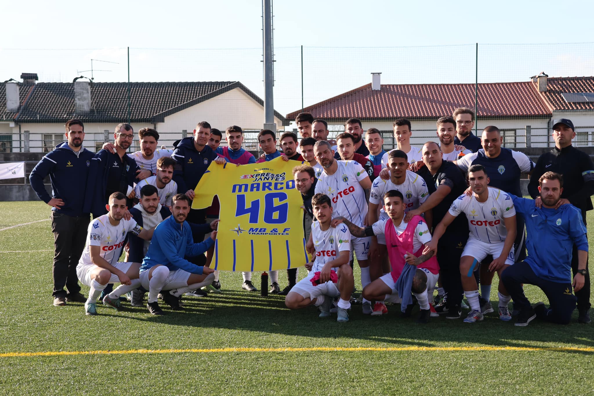 Braga. Realense FC presta homenagem emotiva a Marquinho