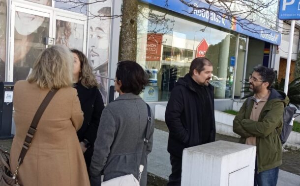 Bloco com trabalhadores da Randstad de Braga