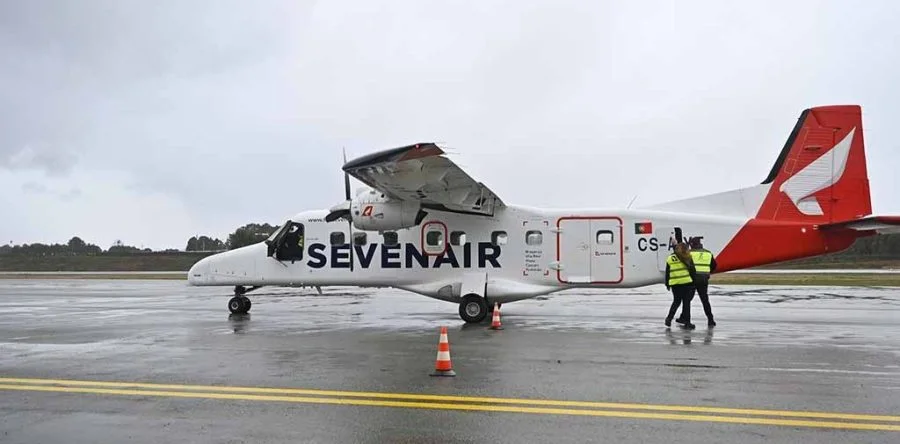 Câmara reclama dívidas. Avião da Sevenair ‘sequestrado’ em Cascais