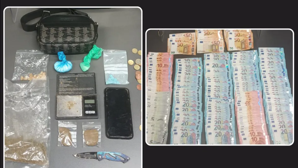 Estudante suspeito de tráfico de droga tinha quase 6000 euros em notas