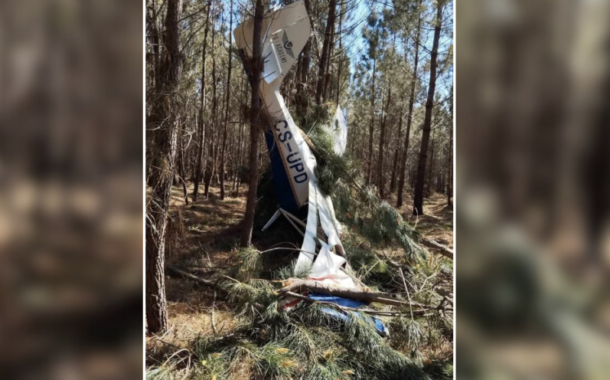 Queda de aeronave em Cerveira faz dois feridos