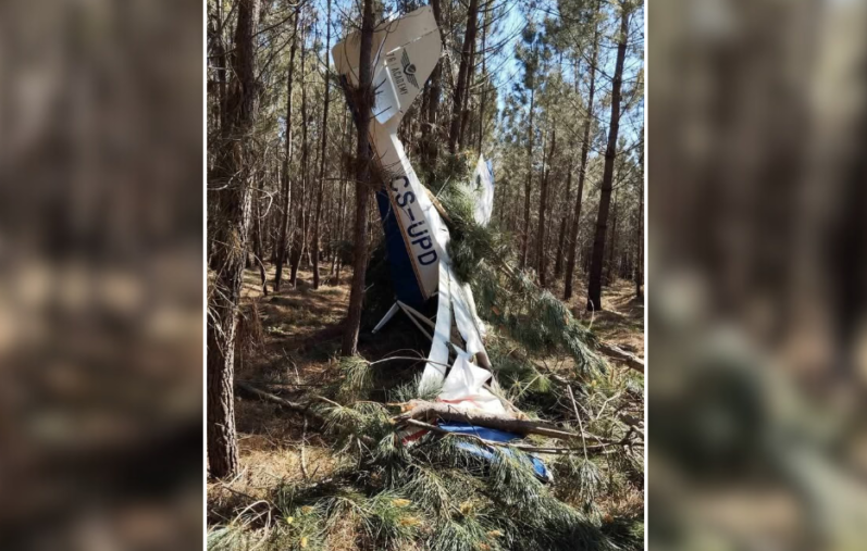 Queda de aeronave em Cerveira faz dois feridos