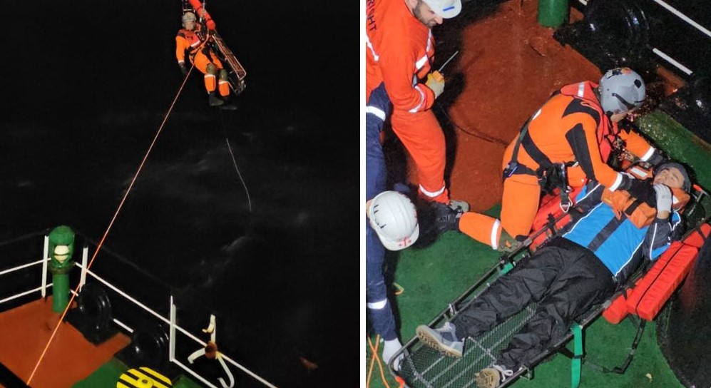 Marinha resgata de homem com AVC ao largo de Viana do Castelo