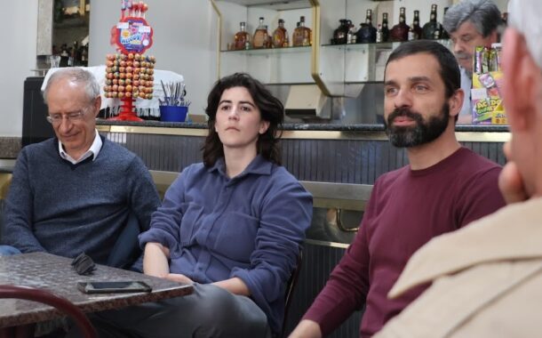 Legislativas. Francisco Louçã foi a café em Vizela falar sobre rendas, salários e pensões