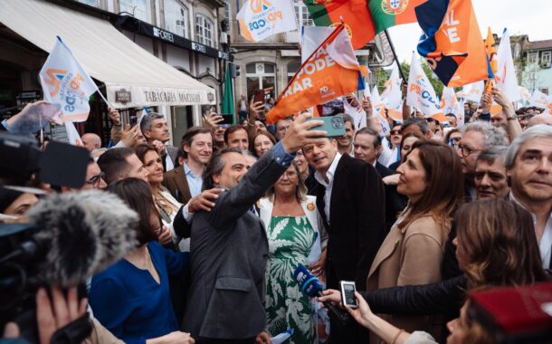 Legislativas. Montenegro pede em Guimarães “maioria maior” nas eleições