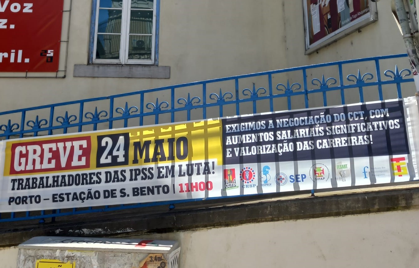 Trabalhadores de instituições de solidariedade em greve no próximo sábado