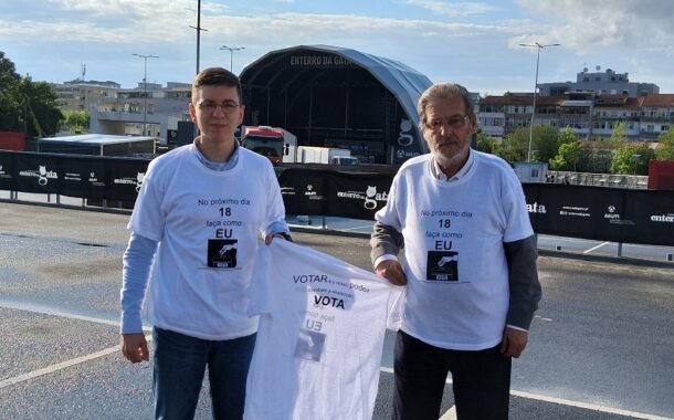Braga. Movimento Cidadania contra a Indiferença proibido de usar t-shirts contra a abstenção