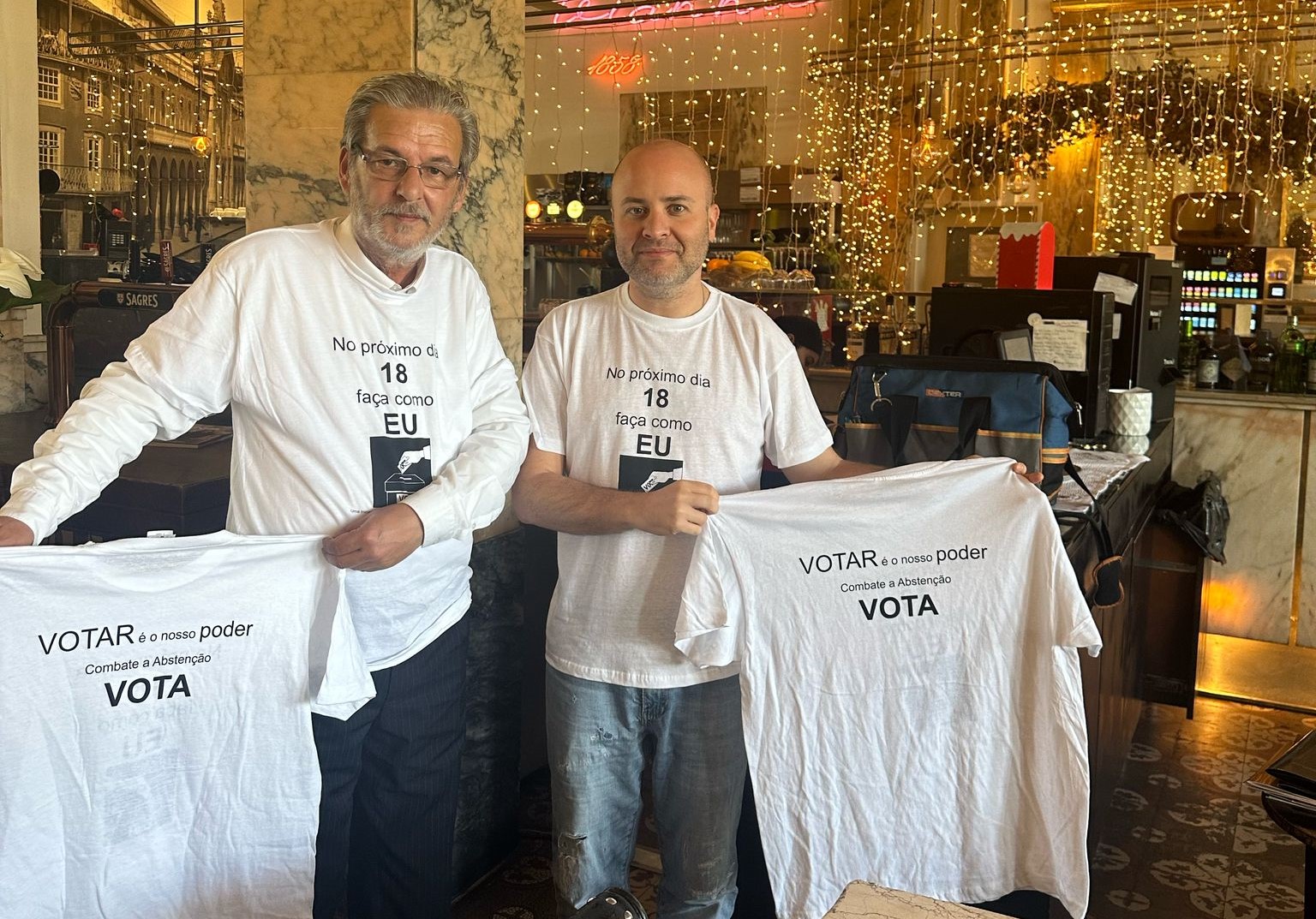 Cafés e restaurantes de Braga aderem à campanha contra a abstenção