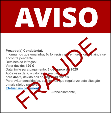 ANSR alerta para e-mails fraudulentos