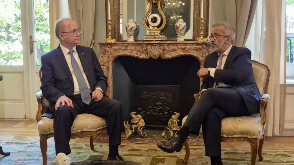 Rangel reuniu-se com PM da Palestina com solução de dois Estados em destaque